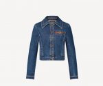 RETRO ORGANIC COTTON DENIM JACKET Logo