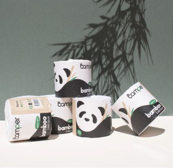 Bamper 100% Bamboo Premium Toilet Paper - 24 Rolls Logo