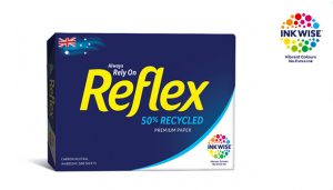 Reflex 50% Recycled Bright White Carbon Neutral Logo