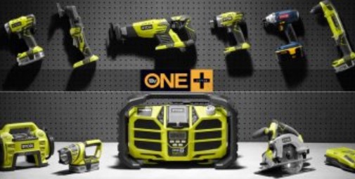 Ryobi One Plus Battery & Charger Logo