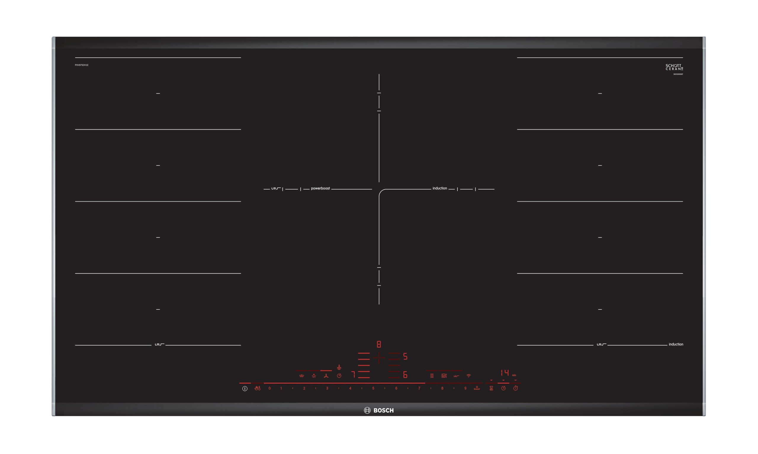 Bosch Serie 8 90cm Flex Induction Cooktop Logo