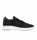 Jinzo Black Knit Women’s Sneaker Logo