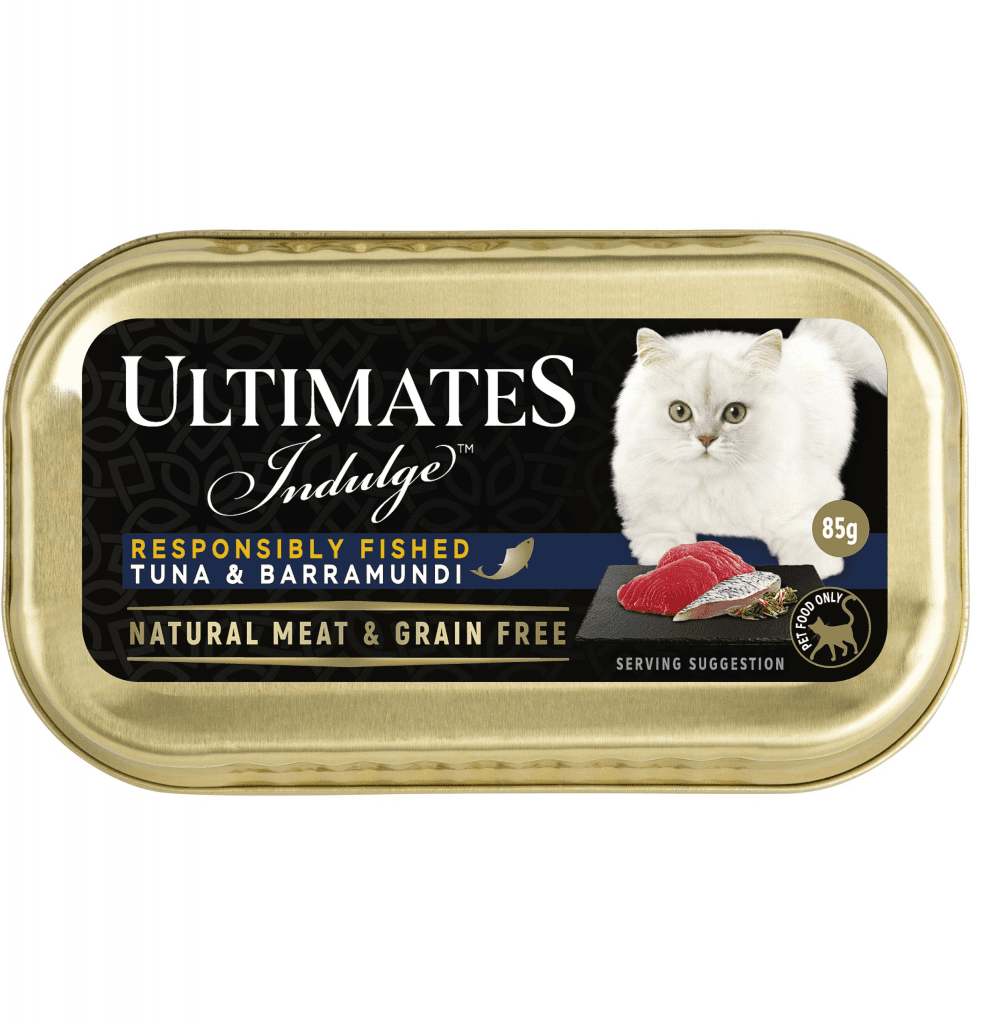 Ultimates Indulge Responsibly Fished Tuna & Barramundi 85g