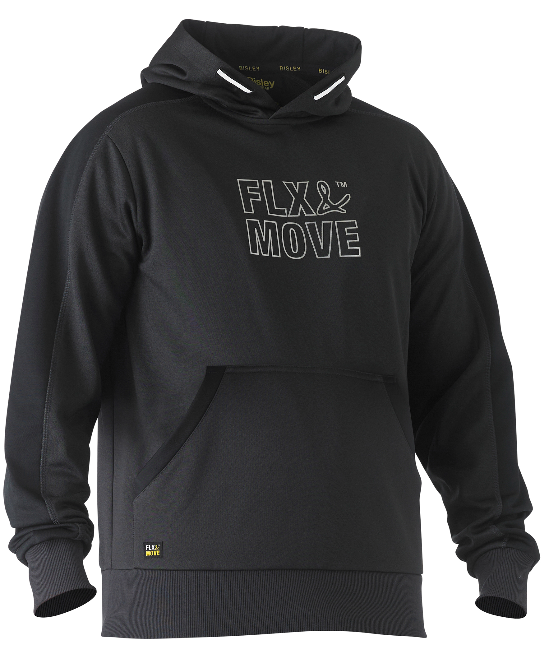 BISLEY RECYCLED: FLX & MOVE™ PULLOVER HOODIE WITH PRINT BK6902P Logo