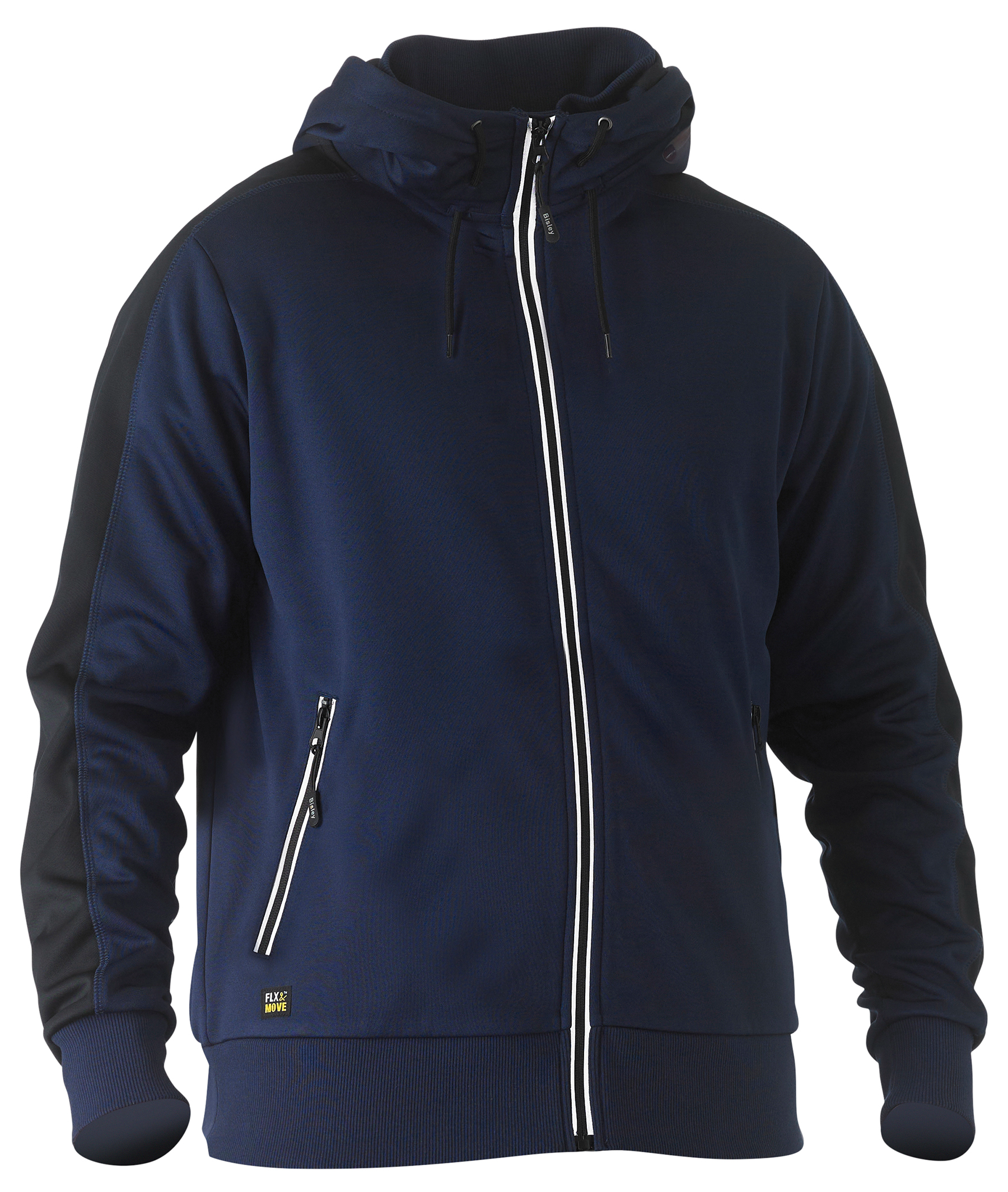 BISLEY RECYCLED: FLX & MOVE™ ZIP HOODIE BK6901 Logo