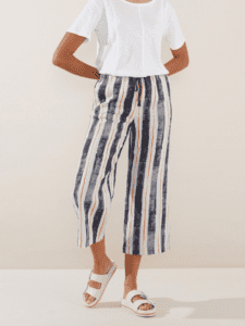 Printed Stripe Pant Logo