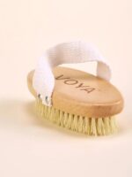 Exfoliating Body Brush & Organic Cotton Pouch Logo