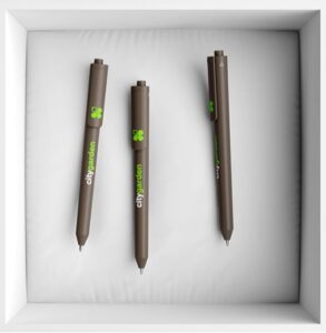 100% Recycled Pigra Pen – Made From Pen Waste Logo