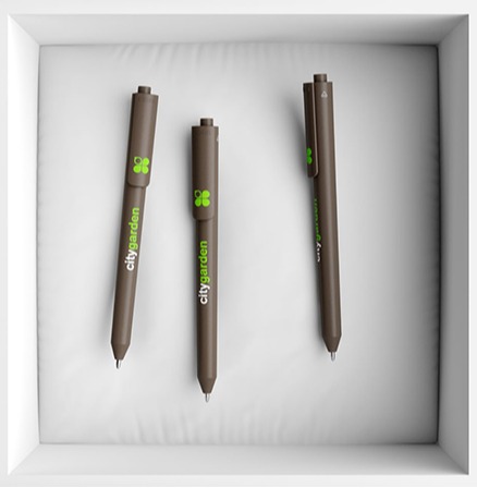 100% Recycled Pigra Pen - Made From Pen Waste Logo