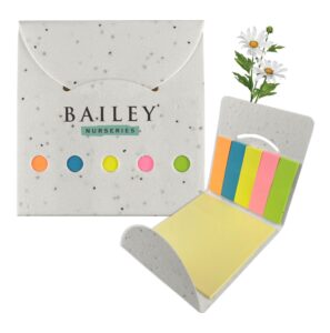 Daisy Seed Sticky Note Pad Logo