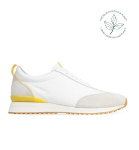 Saker White Mix Sneakers Logo