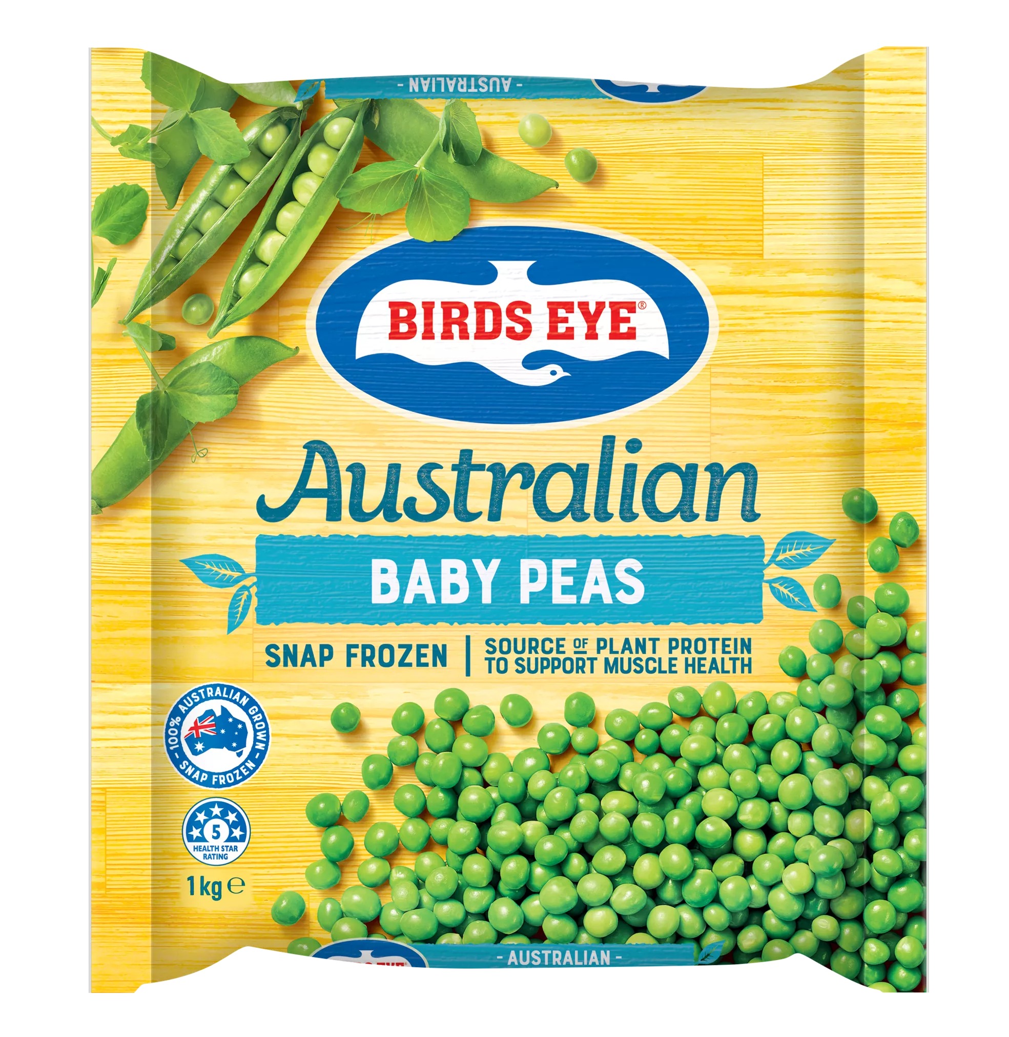 Birds Eye Snap Frozen Baby Peas Logo