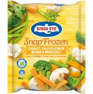 Birds Eye Snap Frozen Carrot Cauliflower Beans and Broccoli Logo