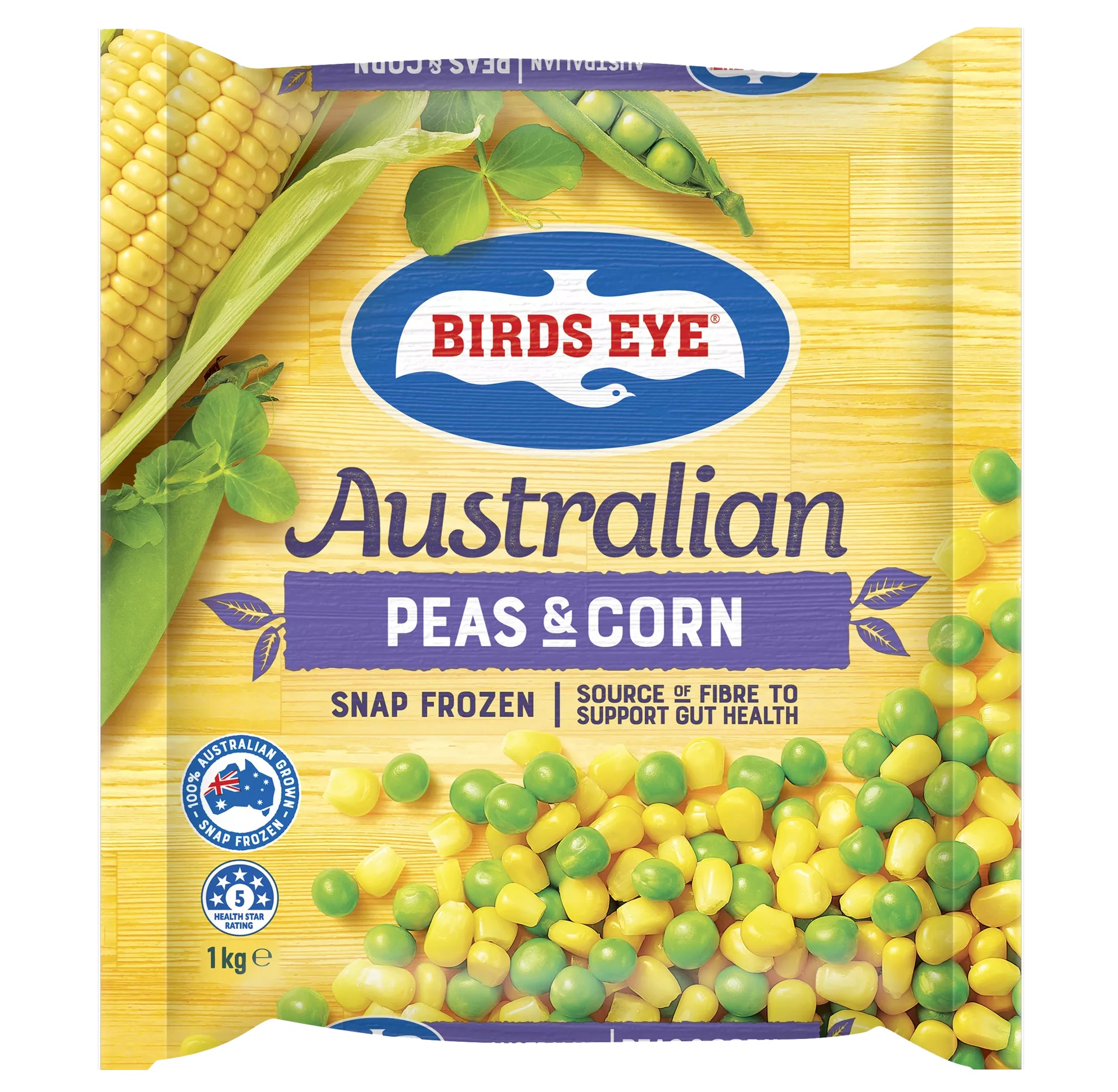 Birds Eye Snap Frozen Peas & Corn Logo