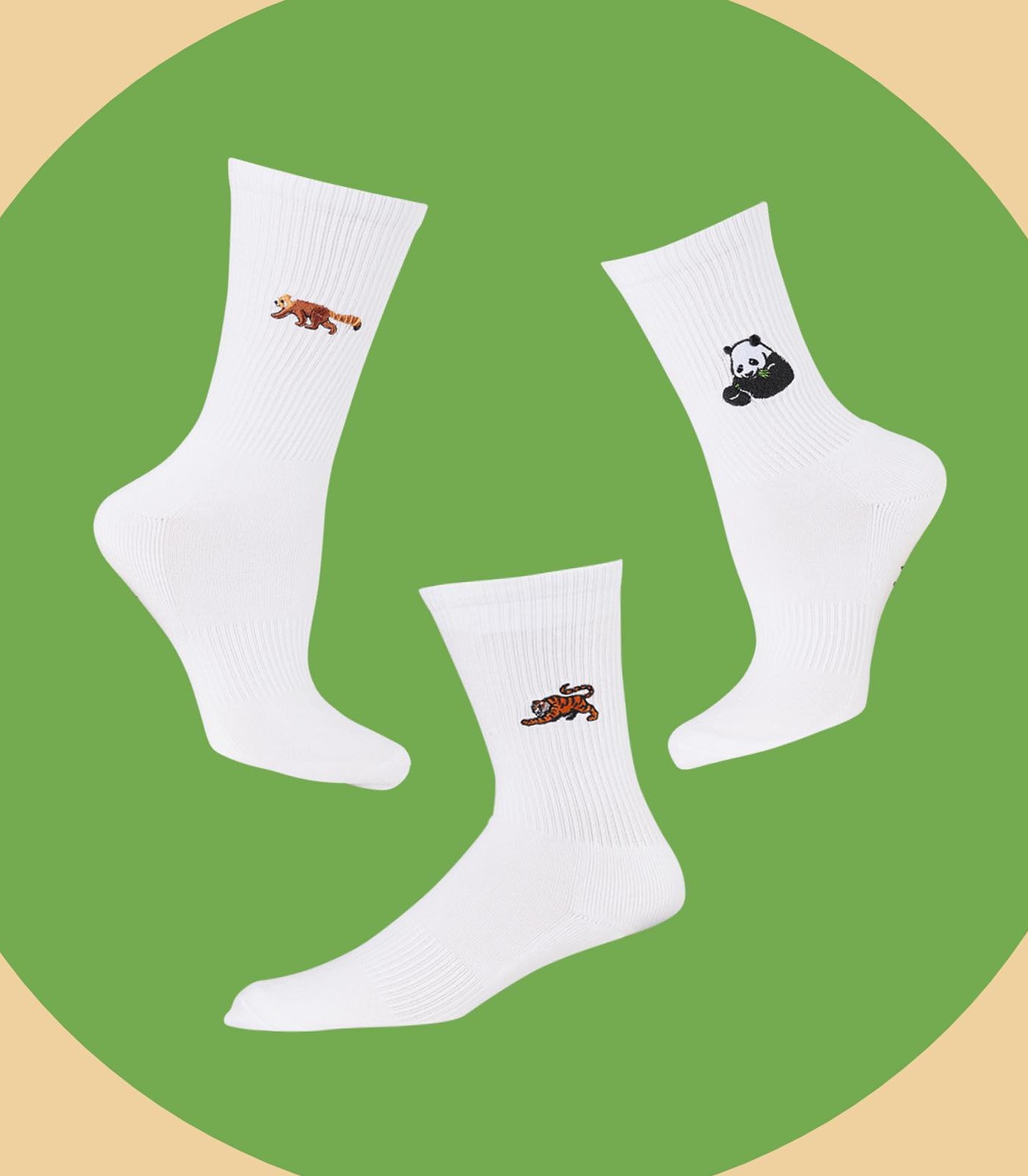 Men & Womens Zoo Conservation Athletic Socks Logo