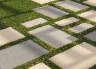 Anston EcoPebble: Concrete pavers that contain recycled waste materials Logo