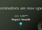 Nominations are open for the 2025 Sustainability Tracker Impact Awards Logo